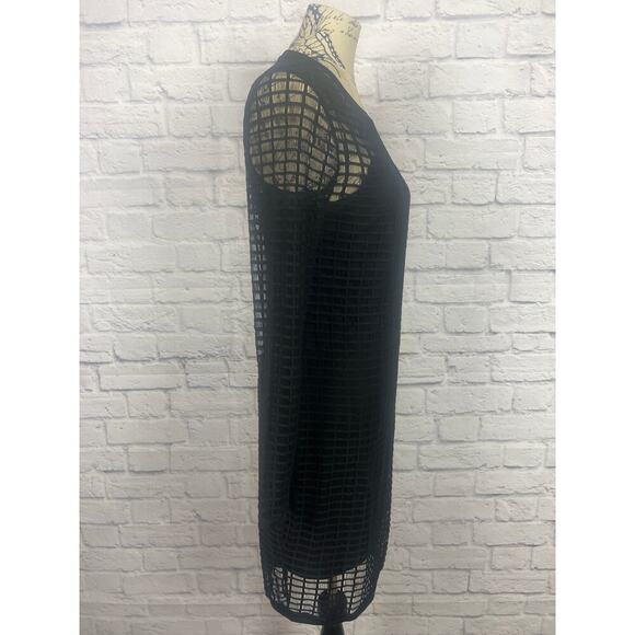 K. Jordan Black Fitted Cocktail Dress - Size Small - Picture 4 of 9
